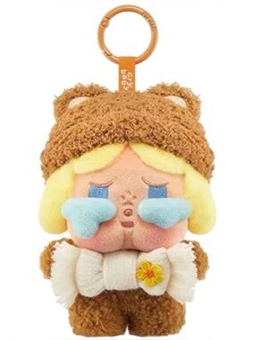 pop mart fluffy and cozy plush pendant - crybaby